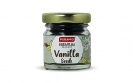 Puramio Vanilla Seeds   Glass Jar  20 grams